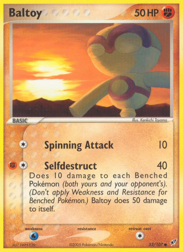 Baltoy (53/107) [EX: Deoxys] | Tabernacle Games