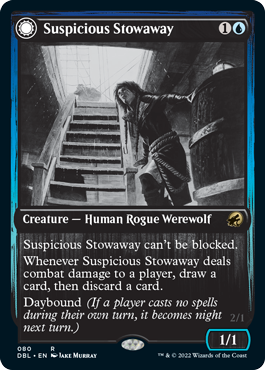 Suspicious Stowaway // Seafaring Werewolf [Innistrad: Double Feature] | Tabernacle Games