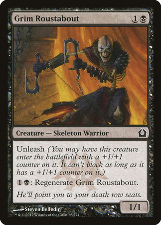 Grim Roustabout [Return to Ravnica] | Tabernacle Games