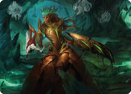 Glissa Sunslayer Art Card [Phyrexia: All Will Be One Art Series] | Tabernacle Games