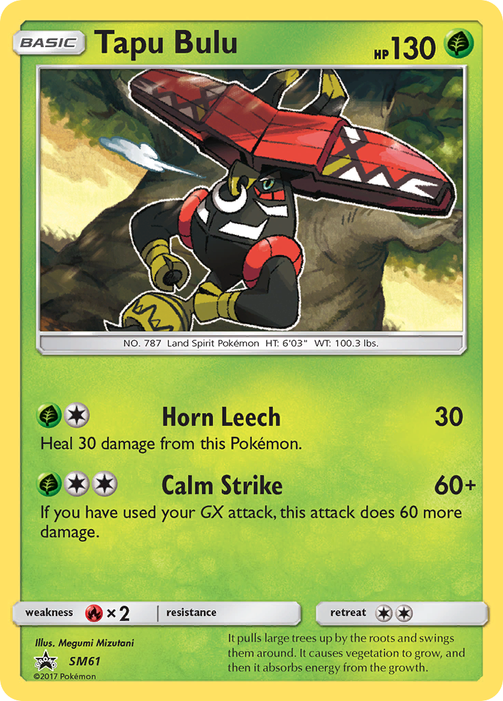 Tapu Bulu (SM61) [Sun & Moon: Black Star Promos] | Tabernacle Games