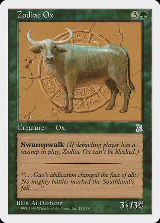 Zodiac Ox [Portal Three Kingdoms] | Tabernacle Games