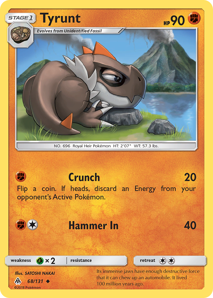 Tyrunt (68/131) [Sun & Moon: Forbidden Light] | Tabernacle Games