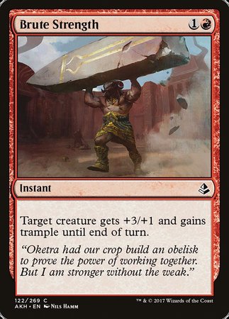 Brute Strength [Amonkhet] | Tabernacle Games