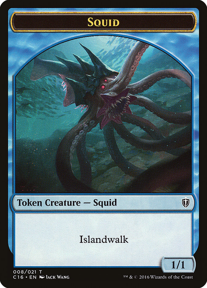 Squid [Commander 2016 Tokens] | Tabernacle Games