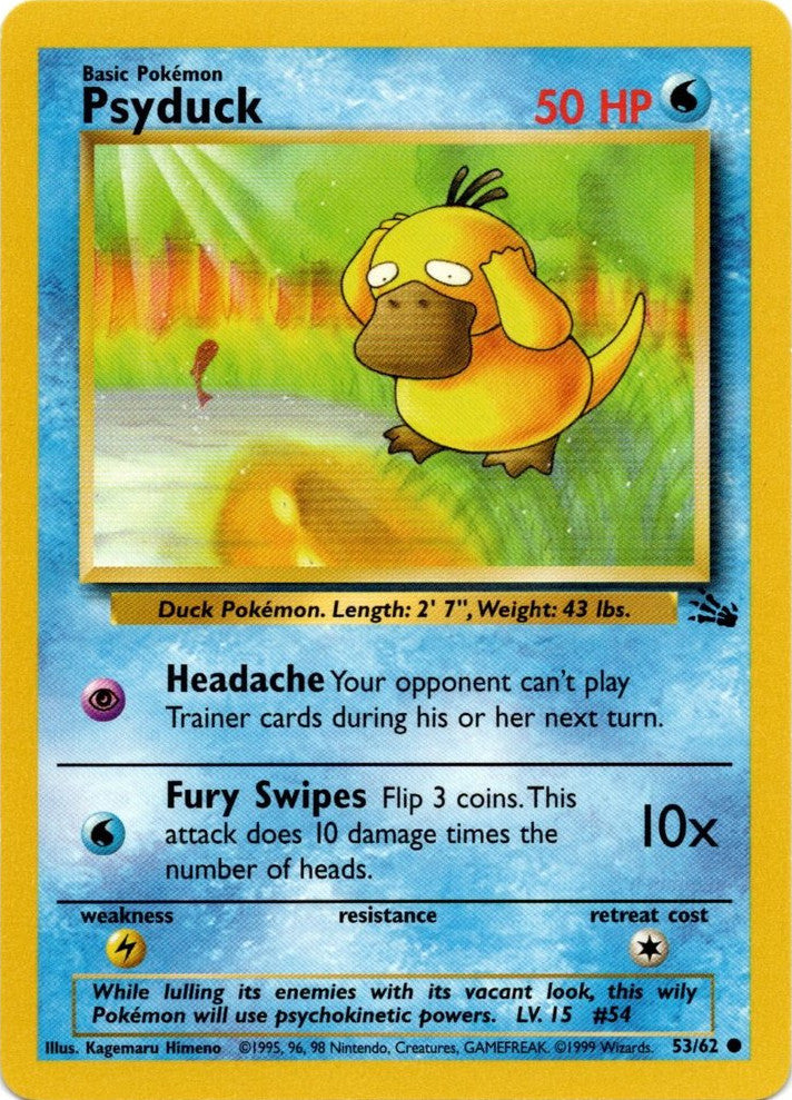 Psyduck (53/62) [Fossil Unlimited] | Tabernacle Games