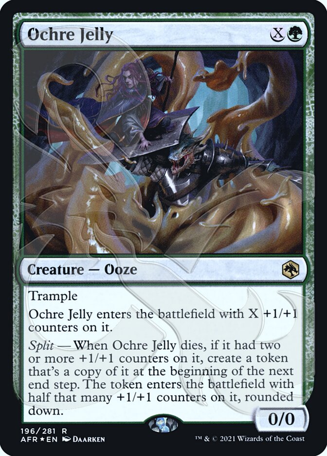 Ochre Jelly (Ampersand Promo) [Dungeons & Dragons: Adventures in the Forgotten Realms Promos] | Tabernacle Games