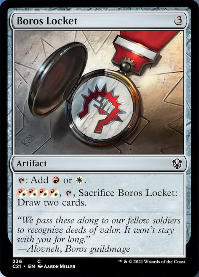 Boros Locket [Commander 2021] | Tabernacle Games