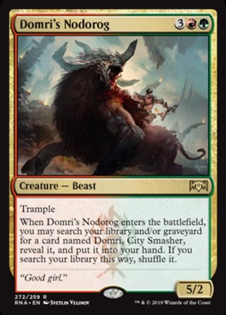Domri's Nodorog [Ravnica Allegiance] | Tabernacle Games