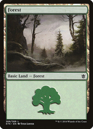 Forest (268) [Khans of Tarkir] | Tabernacle Games