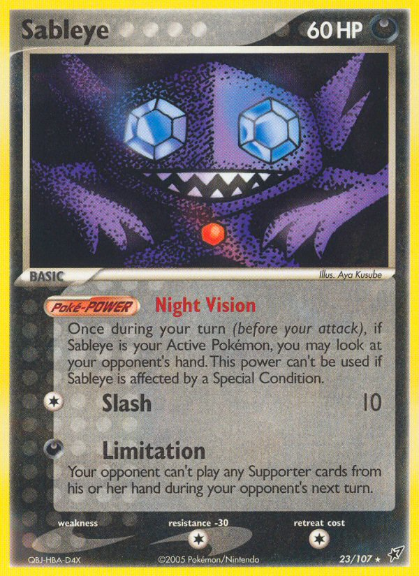 Sableye (23/107) [EX: Deoxys] | Tabernacle Games