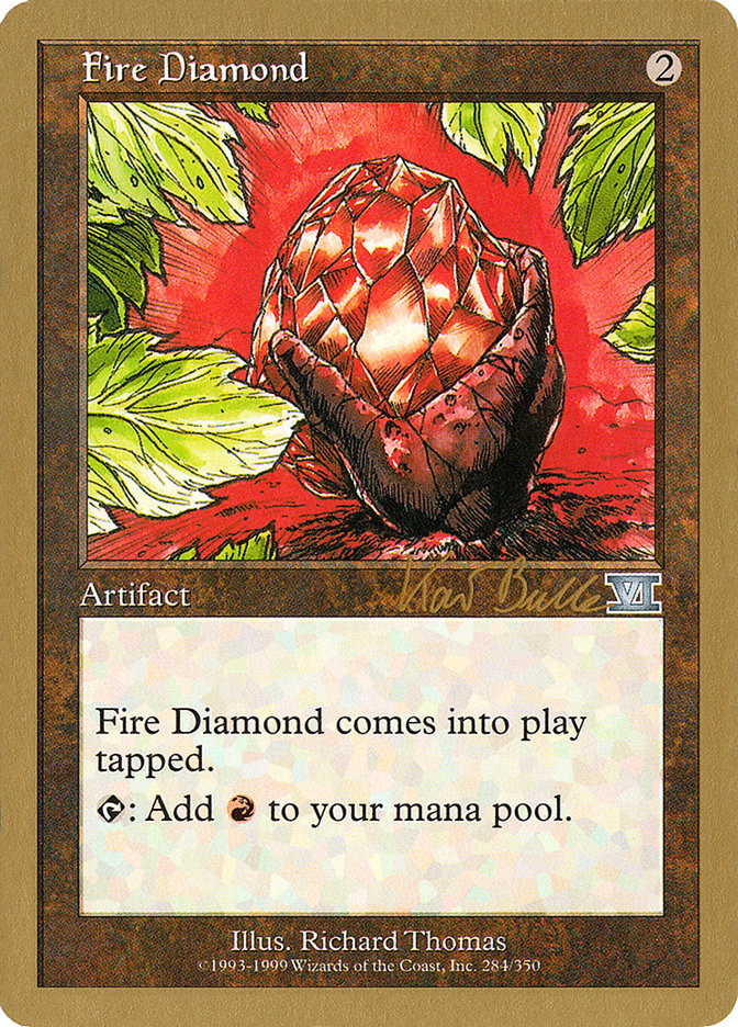 Fire Diamond (Kai Budde) [World Championship Decks 1999] | Tabernacle Games