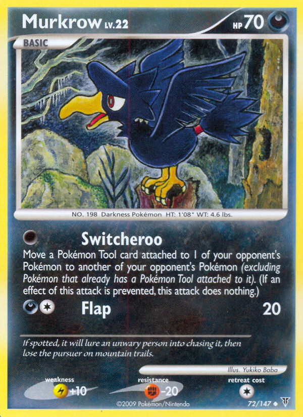 Murkrow (72/147) [Platinum: Supreme Victors] | Tabernacle Games