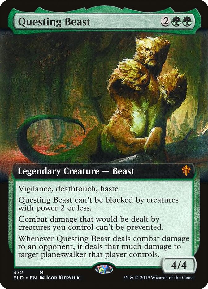 Questing Beast (Extended Art) [Throne of Eldraine] | Tabernacle Games