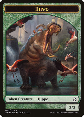 Hippo Token [Amonkhet Tokens] | Tabernacle Games