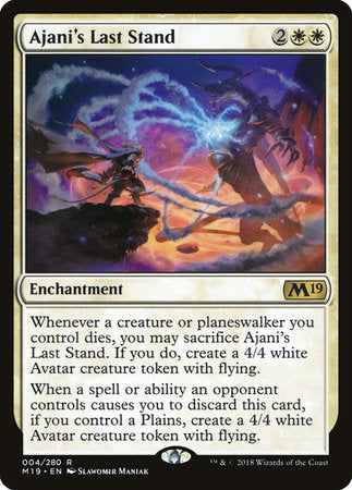 Ajani's Last Stand [Core Set 2019] | Tabernacle Games