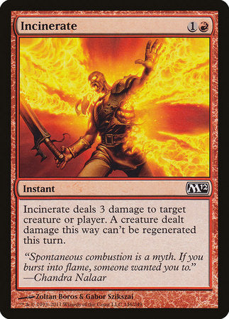 Incinerate [Magic 2012] | Tabernacle Games