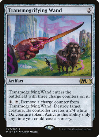Transmogrifying Wand [Core Set 2019] | Tabernacle Games