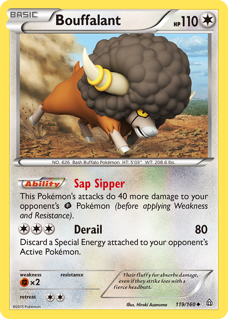 Bouffalant (119/160) [XY: Primal Clash] | Tabernacle Games