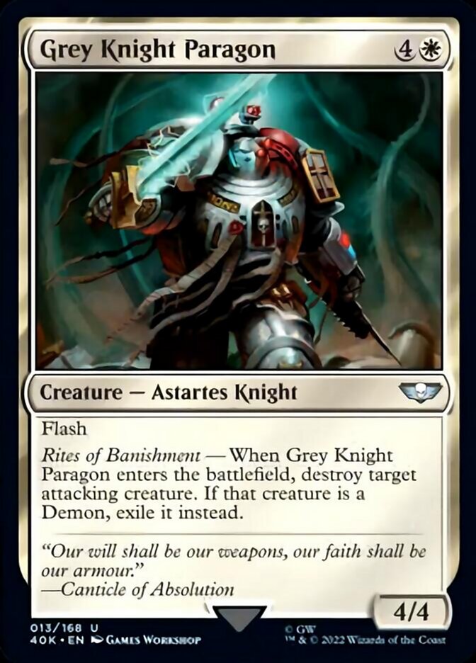 Grey Knight Paragon (Surge Foil) [Universes Beyond: Warhammer 40,000] | Tabernacle Games