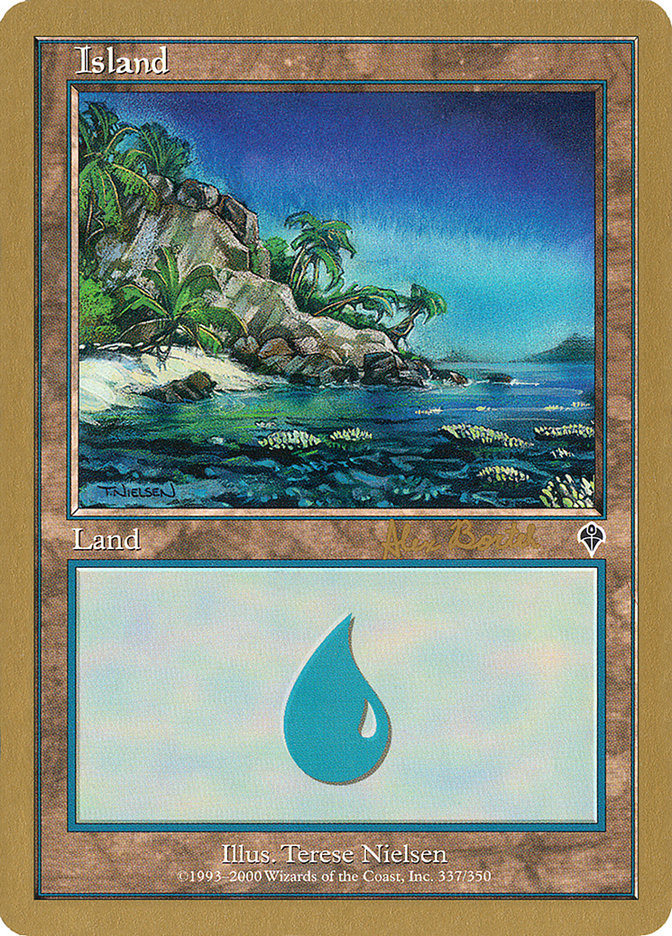 Island (ab337) (Alex Borteh) [World Championship Decks 2001] | Tabernacle Games