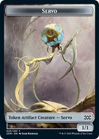 Servo // Thopter (026) Double-sided Token [Double Masters Tokens] | Tabernacle Games