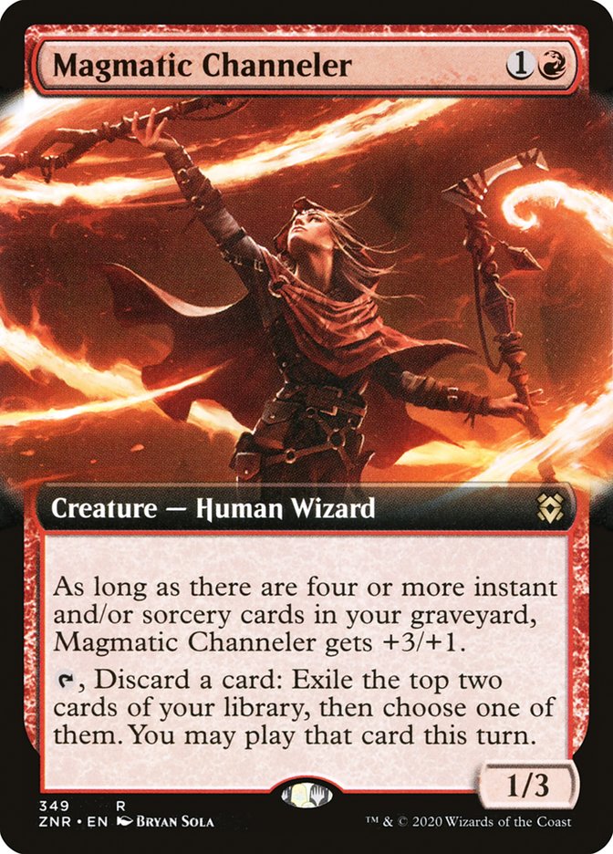 Magmatic Channeler (Extended Art) [Zendikar Rising] | Tabernacle Games