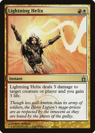 Lightning Helix [Ravnica: City of Guilds] | Tabernacle Games