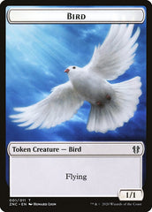 Bird // Kor Ally Double-sided Token [Zendikar Rising Commander Tokens] | Tabernacle Games