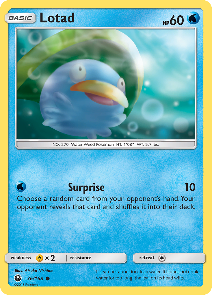 Lotad (36/168) [Sun & Moon: Celestial Storm] | Tabernacle Games