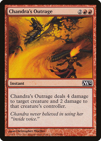 Chandra's Outrage [Magic 2012] | Tabernacle Games