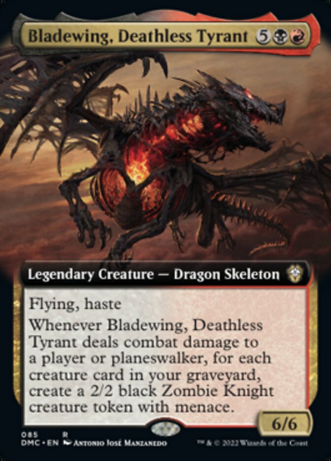 Bladewing, Deathless Tyrant (Extended Art) [Dominaria United Commander] | Tabernacle Games