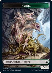 Hydra // Kor Warrior Double-sided Token [Zendikar Rising Tokens] | Tabernacle Games