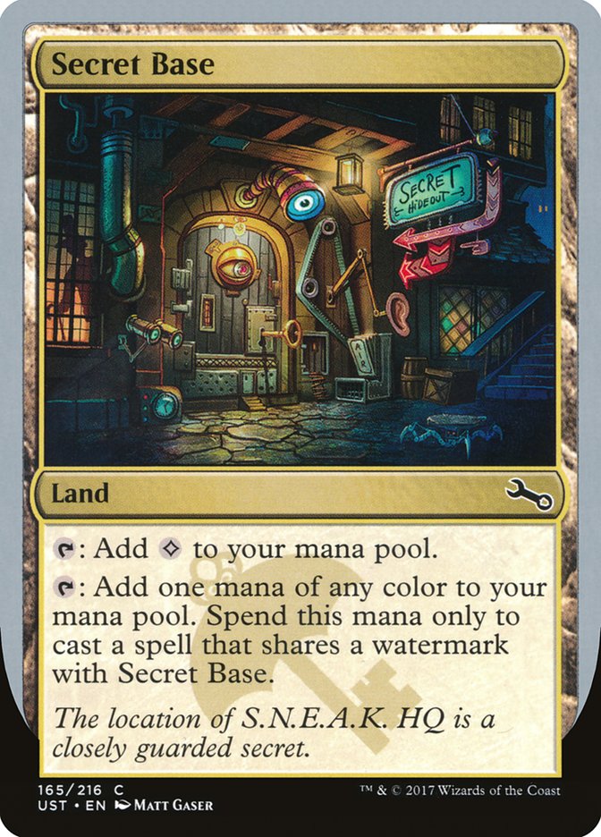 Secret Base (Artist: Matt Gaser) [Unstable] | Tabernacle Games
