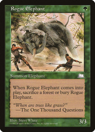 Rogue Elephant [Weatherlight] | Tabernacle Games