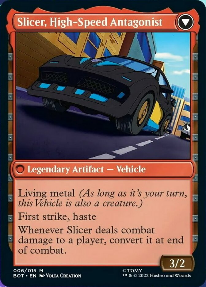 Slicer, Hired Muscle // Slicer, High-Speed Antagonist [Universes Beyond: Transformers] | Tabernacle Games