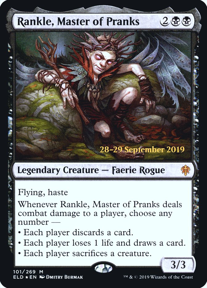 Rankle, Master of Pranks  [Throne of Eldraine Prerelease Promos] | Tabernacle Games