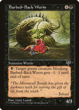 Barbed-Back Wurm [Mirage] | Tabernacle Games