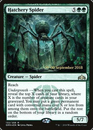 Hatchery Spider [Guilds of Ravnica Promos] | Tabernacle Games