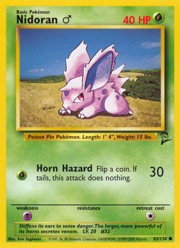 Nidoran (83/130) (Male) [Base Set 2] | Tabernacle Games