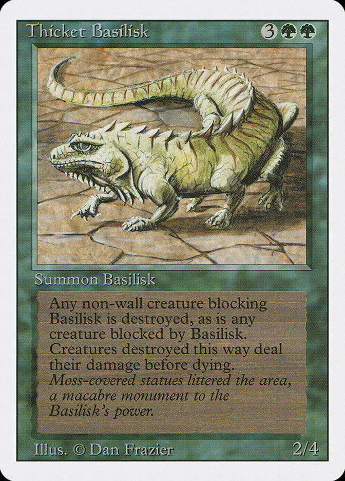 Thicket Basilisk [Revised Edition] | Tabernacle Games
