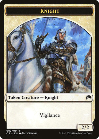 Knight Token [Magic Origins Tokens] | Tabernacle Games