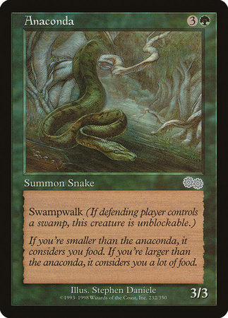 Anaconda [Urza's Saga] | Tabernacle Games