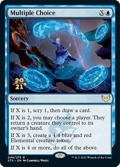 Multiple Choice [Strixhaven: School of Mages Prerelease Promos] | Tabernacle Games