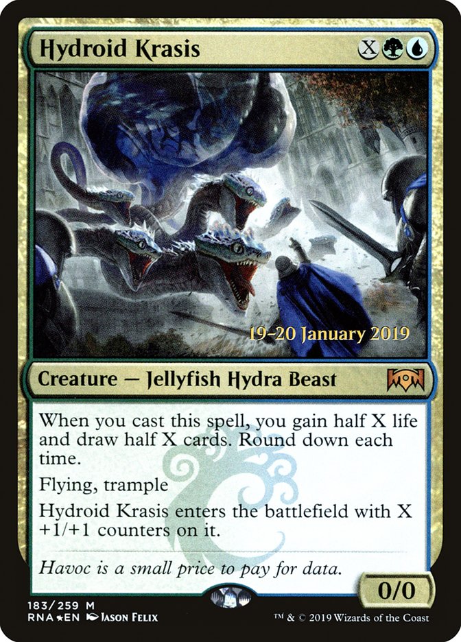 Hydroid Krasis [Ravnica Allegiance Prerelease Promos] | Tabernacle Games