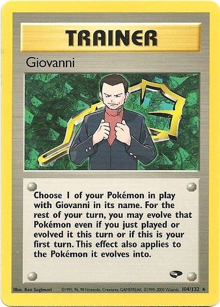 Giovanni (104/132) [Gym Challenge Unlimited] | Tabernacle Games