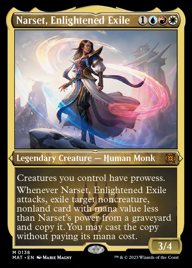 Narset, Enlightened Exile (Foil Etched) [March of the Machine: The Aftermath] | Tabernacle Games