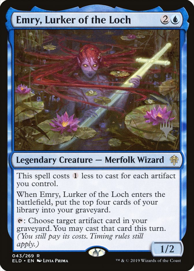 Emry, Lurker of the Loch (Promo Pack) [Throne of Eldraine Promos] | Tabernacle Games