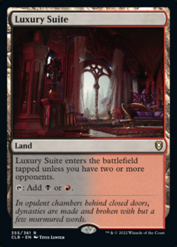 Luxury Suite [Commander Legends: Battle for Baldur's Gate] | Tabernacle Games