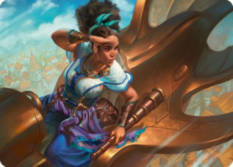 Talas Lookout Art Card [Dominaria United Art Series] | Tabernacle Games